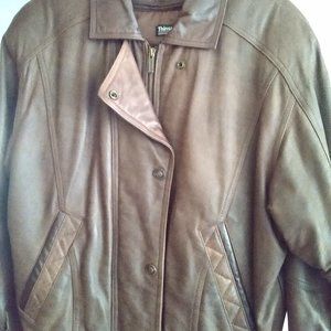 Women's Leather Bomber Jacket